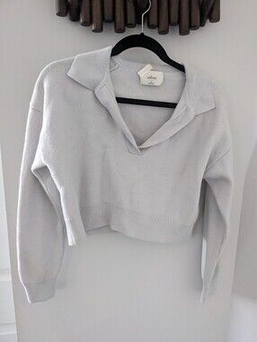 Wilfred Women's Clara Cropped Merino Wool Sweater - Size US S